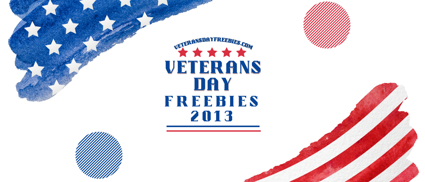veterans day freebies 2013