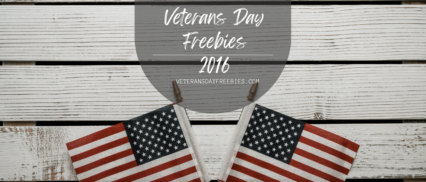 2016 freebies on veterans day